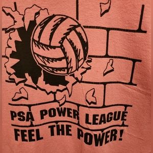 Pink Volleyball Shirt Small vintage